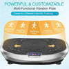 Plate Exercise Machine Whole Body Workout Vibrate Fitness Platform Lymphatic Drainage Machine for Weight Loss Shaping Toning Wel