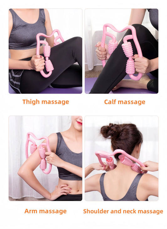 Yoga training leg relaxer Sports Fitness Leg Massage wheel Yoga lean leg massage roller muscle relaxation massage tool